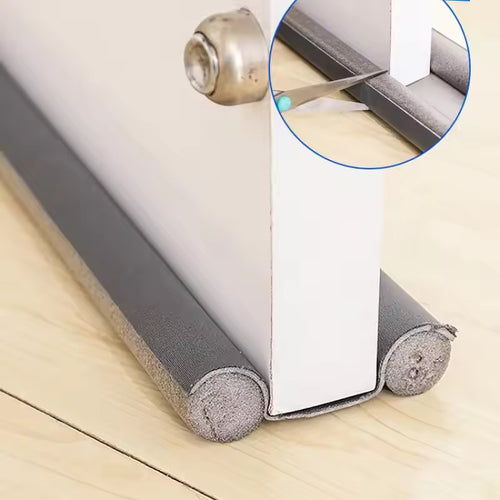 Tight floor seal prevents drafts and keeps indoor temperatures stable